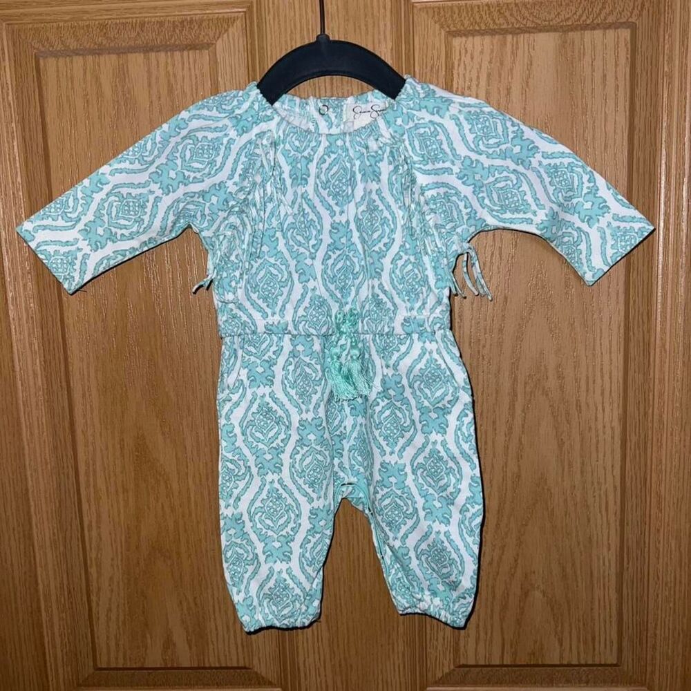 Jessica-simpson Women's Blue and Green Playsuit-romper